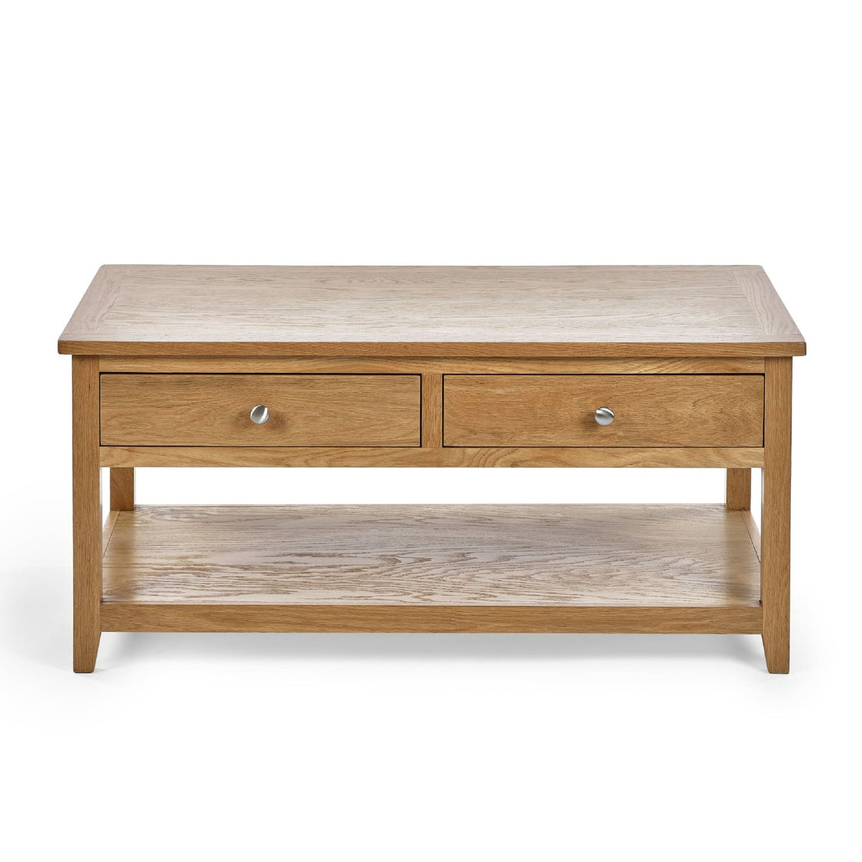 Wooden Coffee Table With 2 Drawers - Mallory
