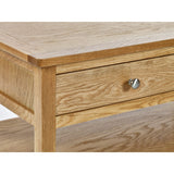 Wooden Coffee Table With 2 Drawers - Mallory