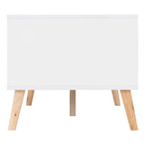 Wooden Coffee Table With 2 Drawers - Nordic