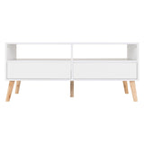 Wooden Coffee Table With 2 Drawers - Nordic