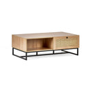 Wooden Coffee Table With 2 Drawers - Padstow