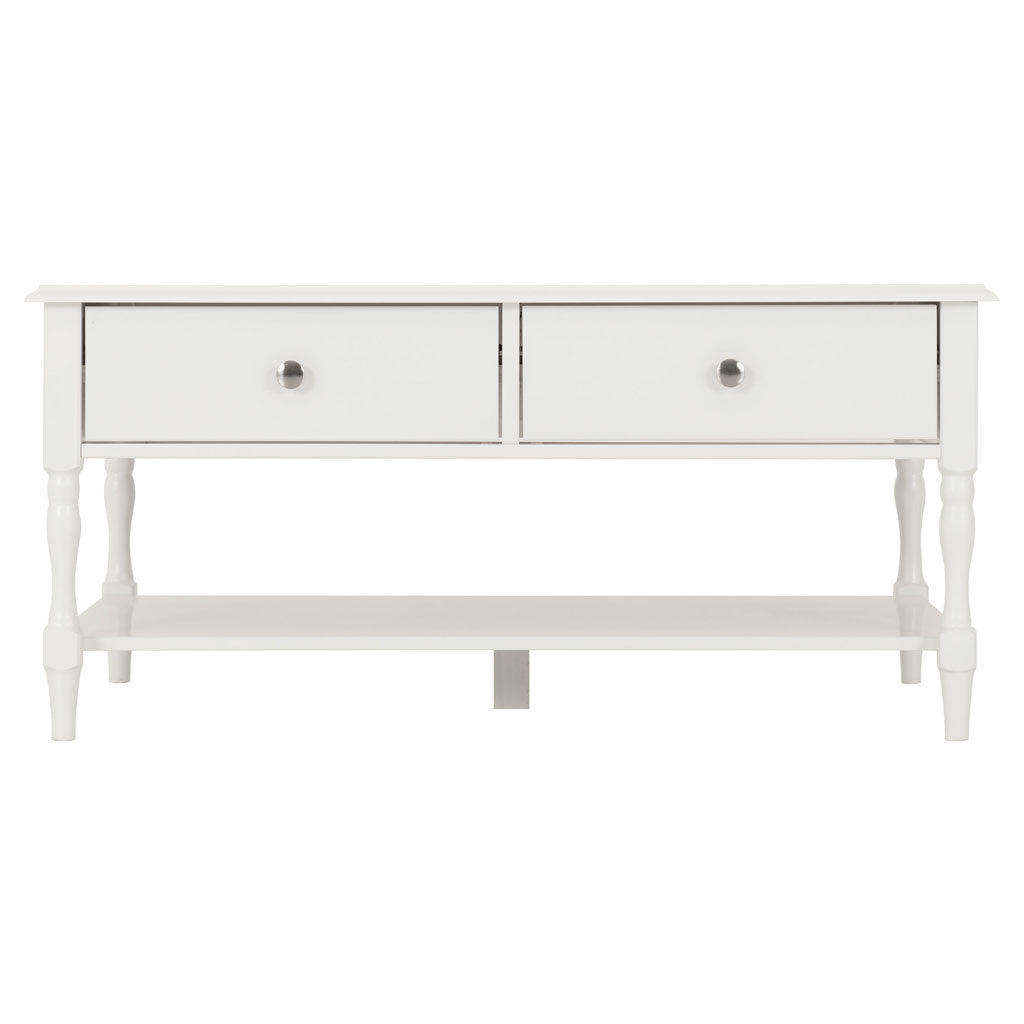 Wooden Coffee Table With 2 Drawers - Stratford