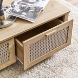 Wooden Coffee Table With 2 Drawers - Sydney