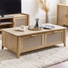 Wooden Coffee Table With 2 Drawers - Sydney