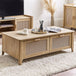 Wooden Coffee Table With 2 Drawers - Sydney