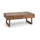 Wooden Coffee Table With 2 Drawers - Woburn