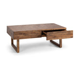 Wooden Coffee Table With 2 Drawers - Woburn