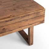 Wooden Coffee Table With 2 Drawers - Woburn
