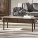 Wooden Coffee Table With 2 Sliding Doors - Arya