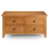 Wooden Coffee Table With 4 Drawers - Astoria