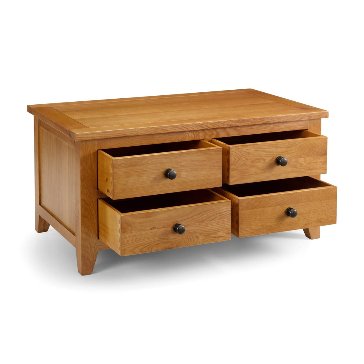 Wooden Coffee Table With 4 Drawers - Astoria