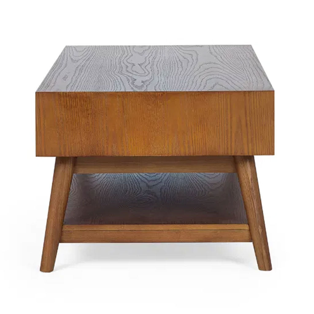 Wooden Coffee Table With 4 Drawers - Lowry