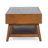 Wooden Coffee Table With 4 Drawers - Lowry