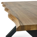 Wooden Coffee Table With Black Legs - Harvey