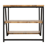 Wooden Coffee Table With Metal Frame - Durham