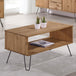 Wooden Coffee Table With Shelf - Augusta