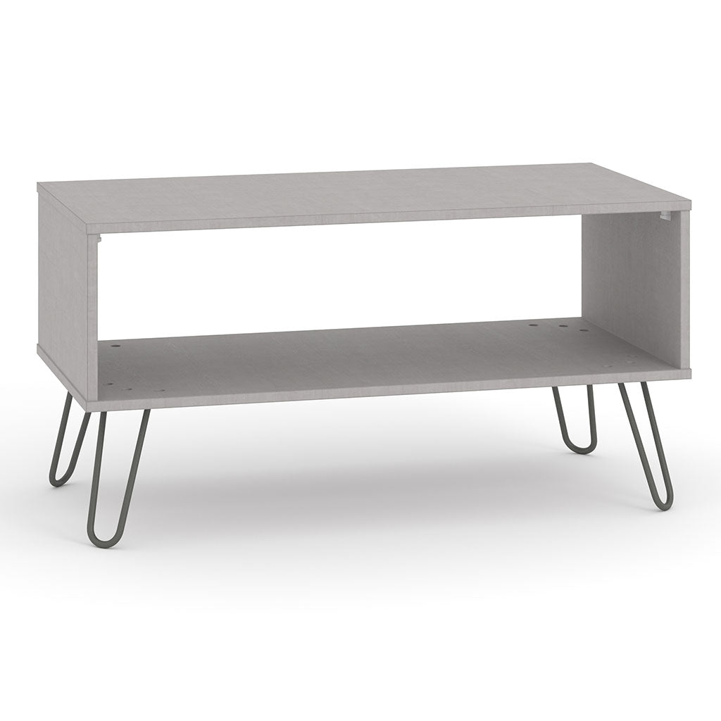 Wooden Coffee Table With Shelf - Augusta