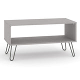 Wooden Coffee Table With Shelf - Augusta
