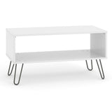 Wooden Coffee Table With Shelf - Augusta