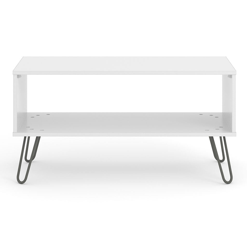 Wooden Coffee Table With Shelf - Augusta