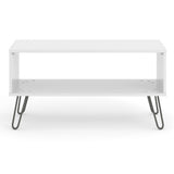 Wooden Coffee Table With Shelf - Augusta