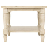 Wooden Coffee Table With Under Shelf - Chantilly