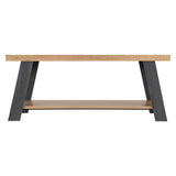 Wooden Coffee Table With Undershelf - Eddie