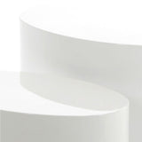 Wooden Coffee Tables in Set Of 2 Oval - Mice