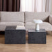 Wooden Coffee Tables in Set Of 2 Square - Dice