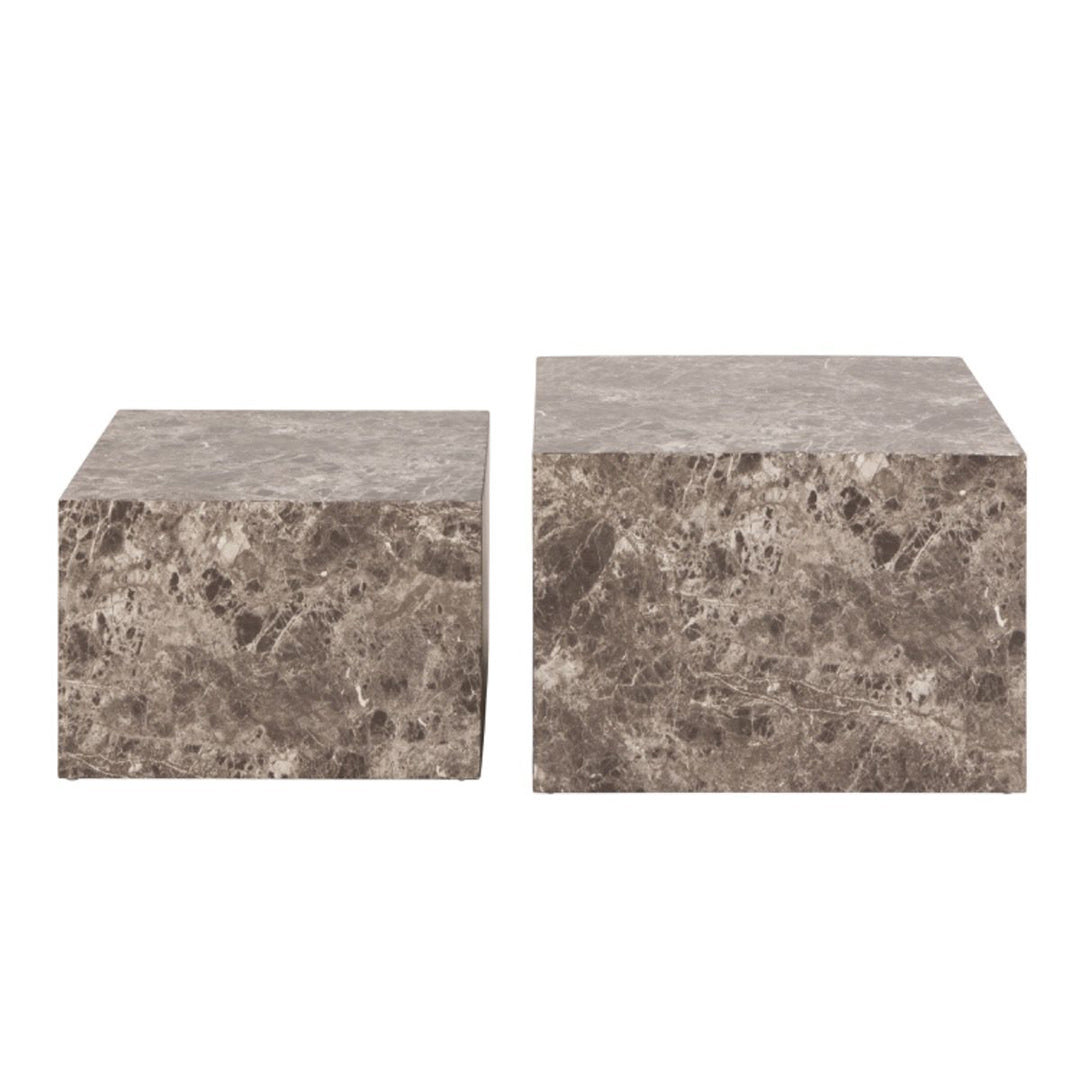 Wooden Coffee Tables in Set Of 2 Square - Dice