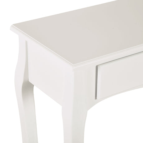 Wooden Console Table 100cm Wide With 2 Drawers - Velmora
