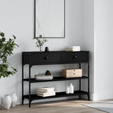 Wooden Console Table 100cm Wide With 2 Drawers - Vantage Home