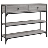 Wooden Console Table 100cm Wide With 2 Drawers - Vantage Home