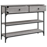 Wooden Console Table 100cm Wide With 2 Drawers - Vantage Home