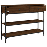 Wooden Console Table 100cm Wide With 2 Drawers - Vantage Home