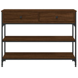 Wooden Console Table 100cm Wide With 2 Drawers - Vantage Home