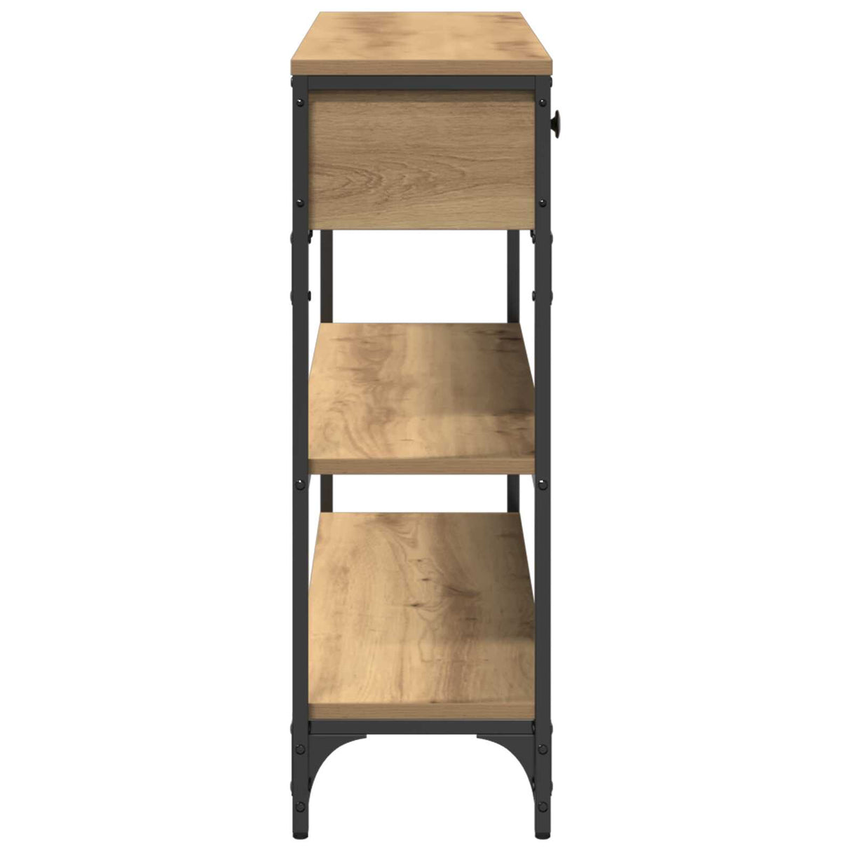 Wooden Console Table 100cm Wide With 2 Drawers - Vantage Home