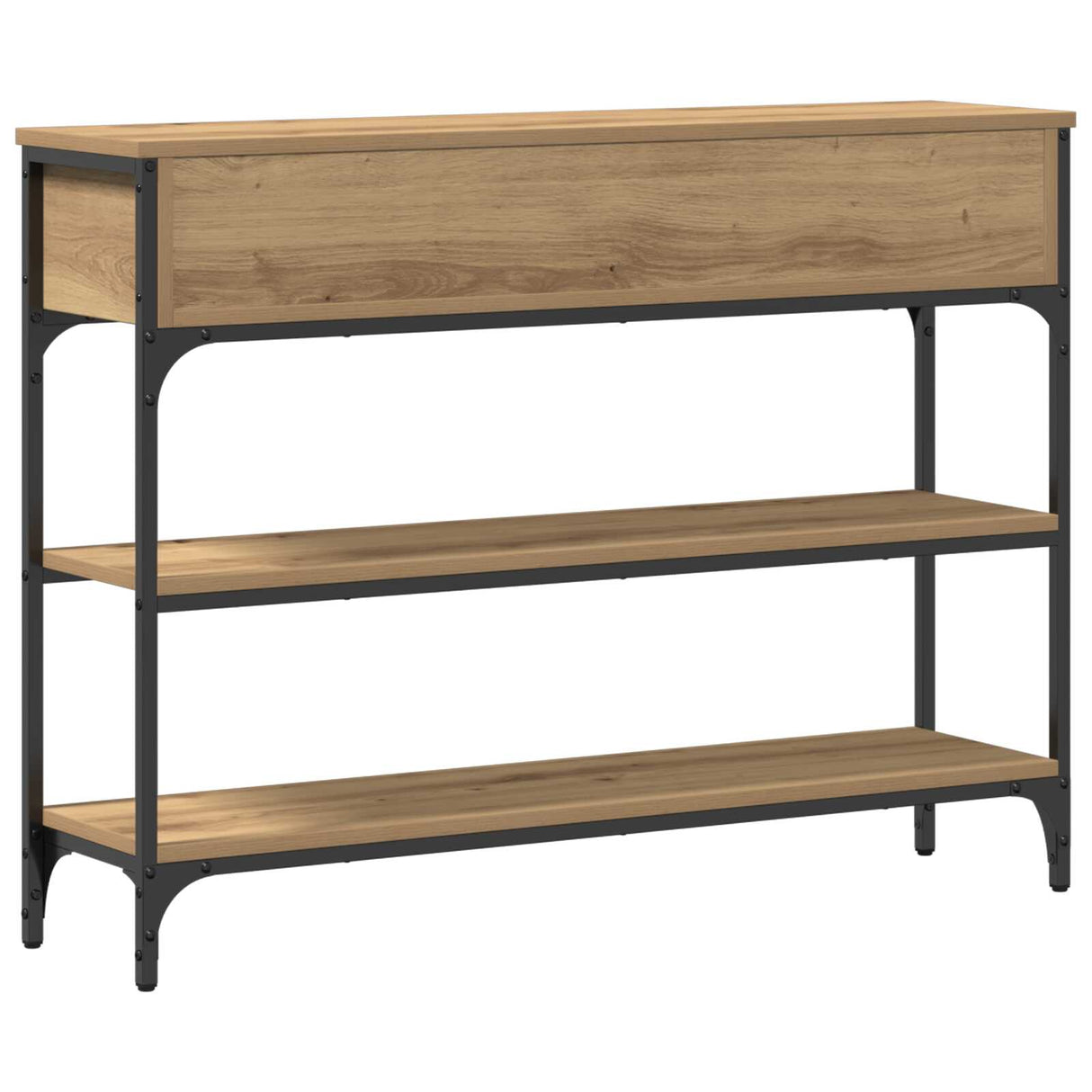 Wooden Console Table 100cm Wide With 2 Drawers - Vantage Home