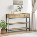 Wooden Console Table 100cm Wide With 2 Drawers - Vantage Home