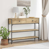 Wooden Console Table 100cm Wide With 2 Drawers - Vantage Home