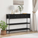 Wooden Console Table 100cm Wide With 2 Drawers - Vantage Home