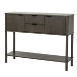 Wooden Console Table 106cm Wide With 2 Doors And 2 Drawers - Reed