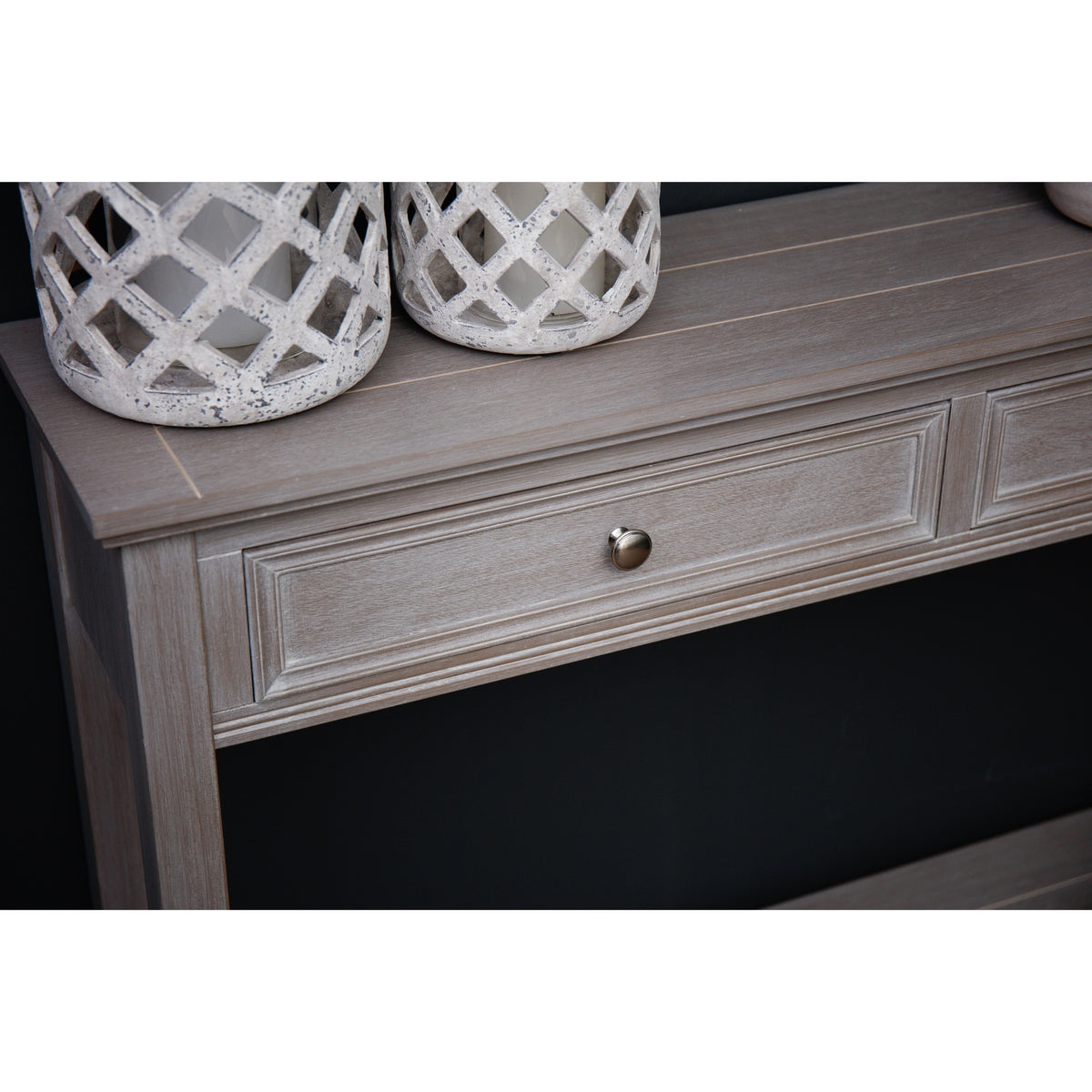 Wooden Console Table 110cm Wide With 2 Drawers - Serene