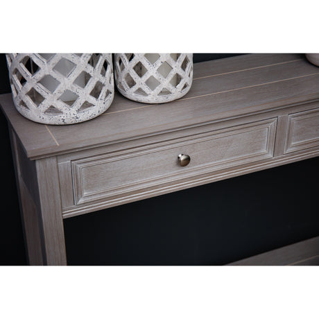 Wooden Console Table 110cm Wide With 2 Drawers - Serene