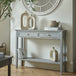 Wooden Console Table 110cm Wide With 2 Drawers - Serene