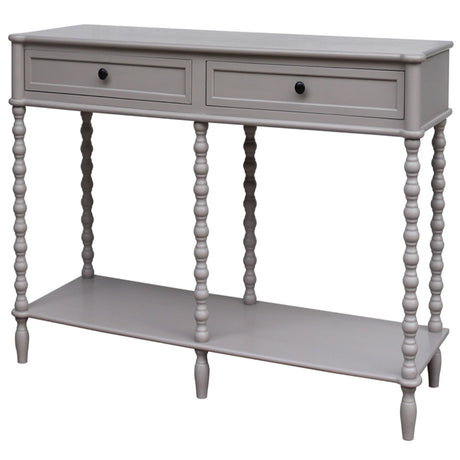 Wooden Console Table 120cm Wide With 2 Drawers - Camden