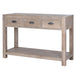 Wooden Console Table 120cm Wide With 3 Drawers - Haldon
