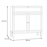 Wooden Console Table With 2 Doors And 1 Drawer - Wensley