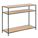 Wooden Console Table With 2 Shelves - Seaford