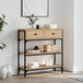 Wooden Console Table 72.5cm Wide With 2 Drawers - Vantage Home